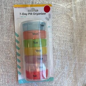 Premier Plus Weekly Pill Organizer - Rainbow Colors
